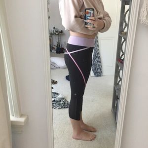 Lulu Lemon Run For Your Life Cropped Leggings